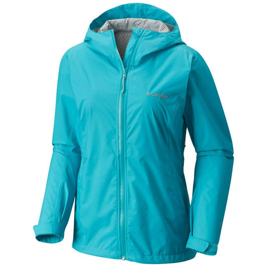 Columbia Women Yellow Omni-Wick EvaPOURation Waterproof Rain Jacket
