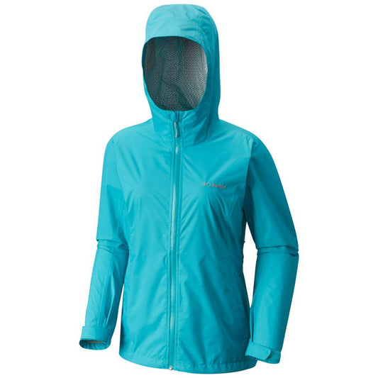 Columbia Women Yellow Omni-Wick EvaPOURation Waterproof Rain Jacket