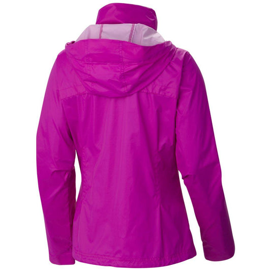 Columbia Women Purple Omni-Shield Switchback II Waterproof Rain Jacket