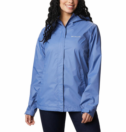 Columbia Women Blue Omni-Tech Arcadia II Waterproof Rain Jacket