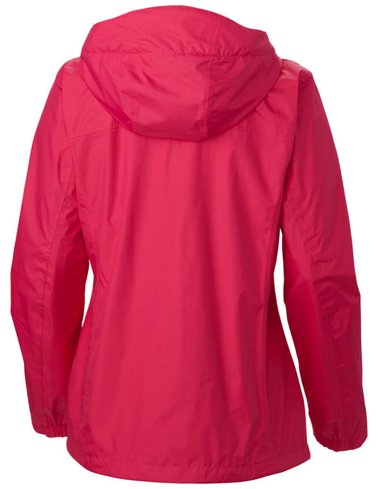 Columbia Women Red Omni-Tech Arcadia II Waterproof Rain Jacket