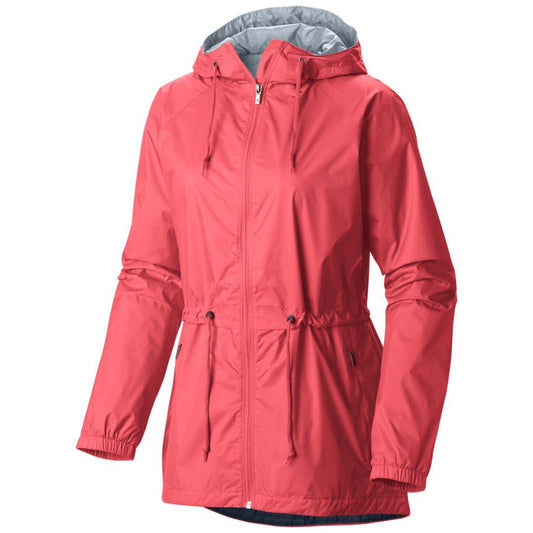 Columbia Women Red Omni-Tech Arcadia Waterproof Rain Jacket