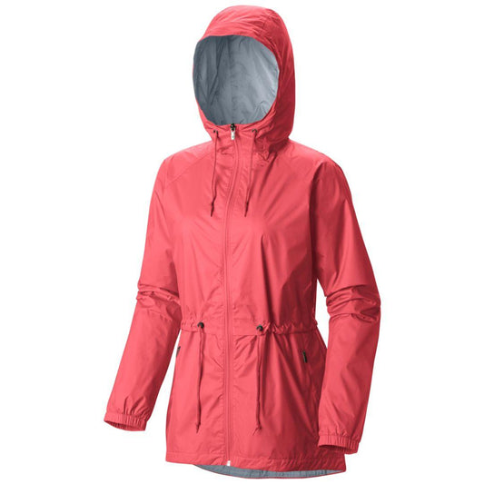 Columbia Women Red Omni-Tech Arcadia Waterproof Rain Jacket