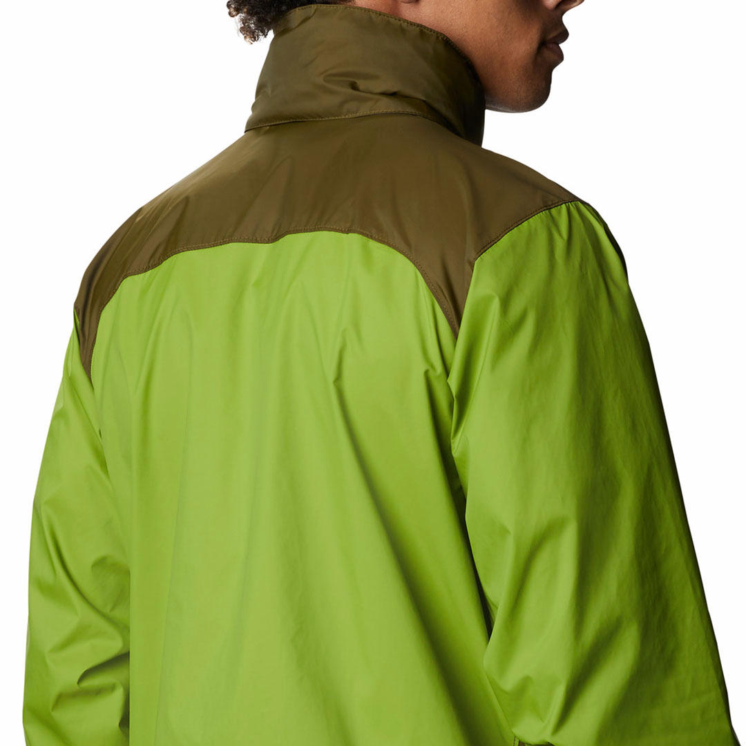 Columbia Men Green Omni-Shield Glennaker Lake Rain Waterproof Rain Jacket