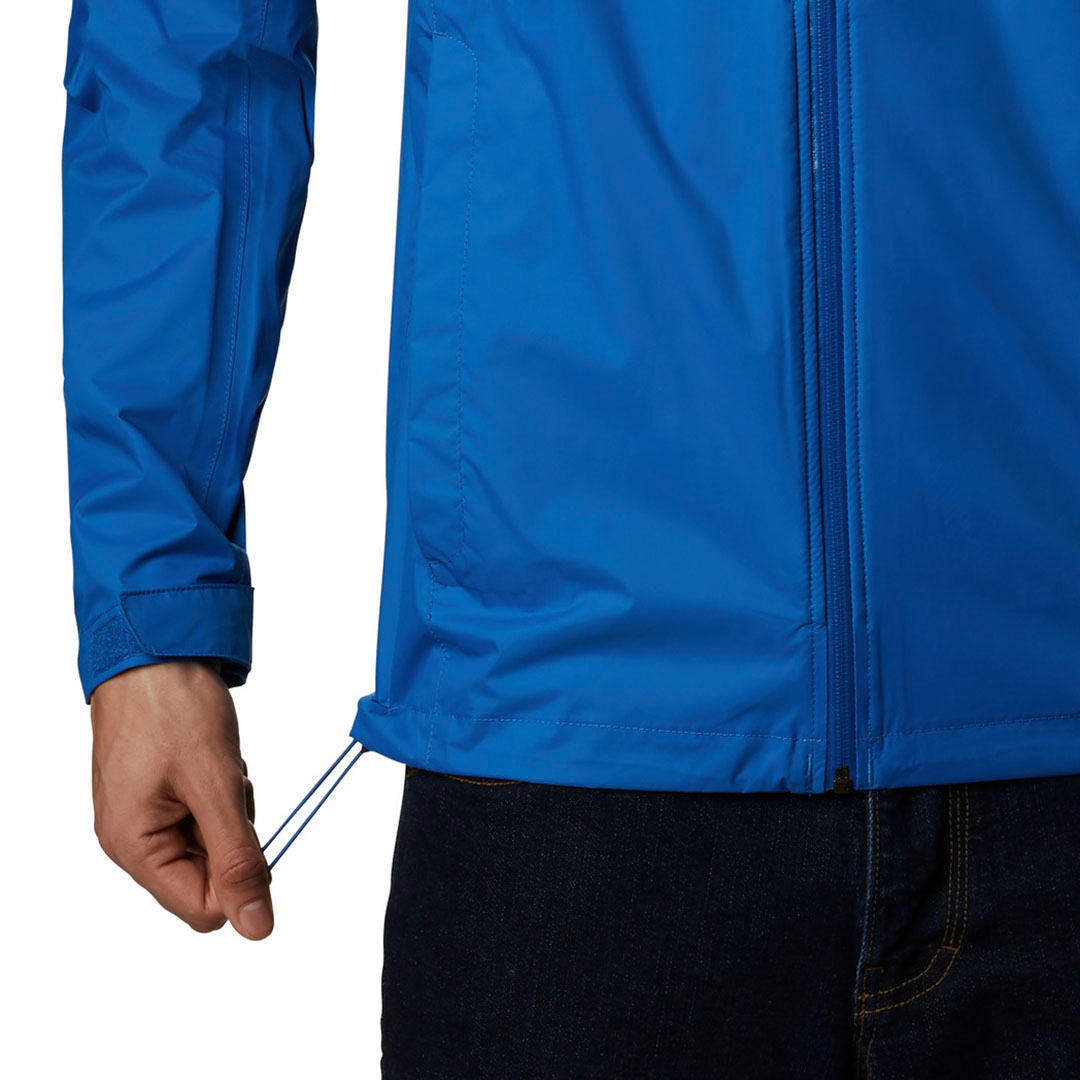 Columbia Men Blue Evapouration Rain Jacket