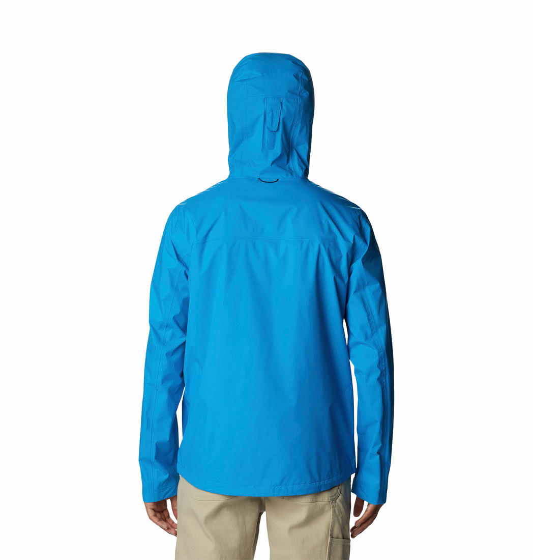 Columbia Men Blue Evapouration Rain Jacket