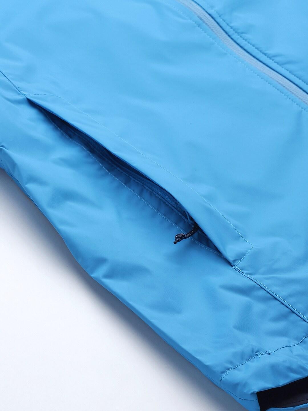 Columbia Men Blue Evapouration Rain Jacket