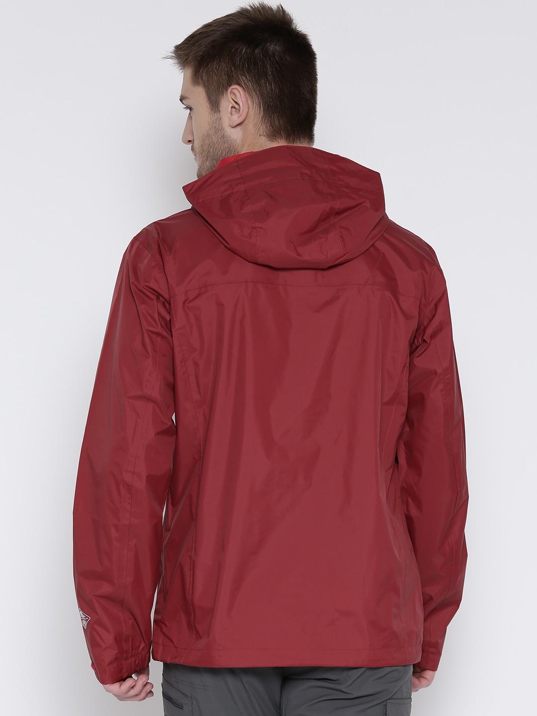 Columbia Men’s Red Watertight II Jacket Waterproof Reliable Rain Gear