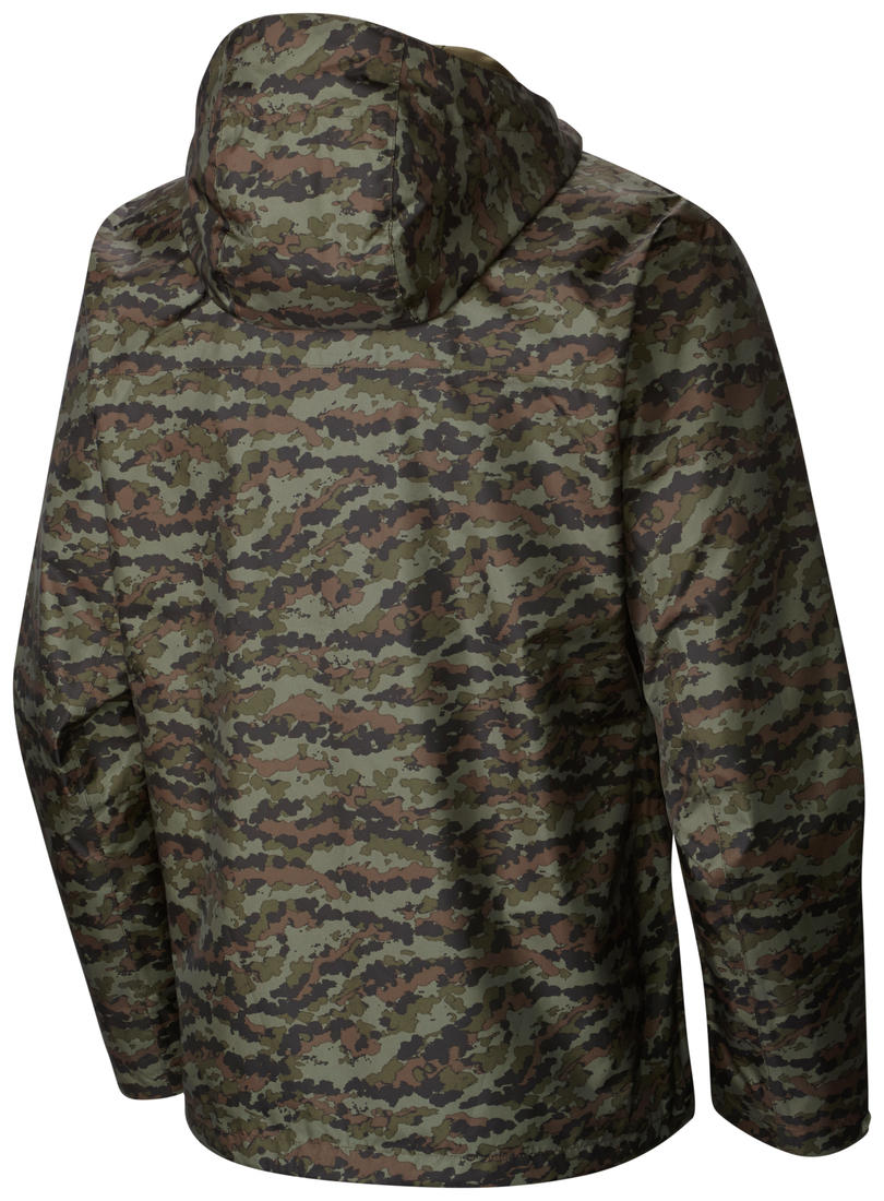 Columbia Men Green Watertight Printed Jacket Waterproof
