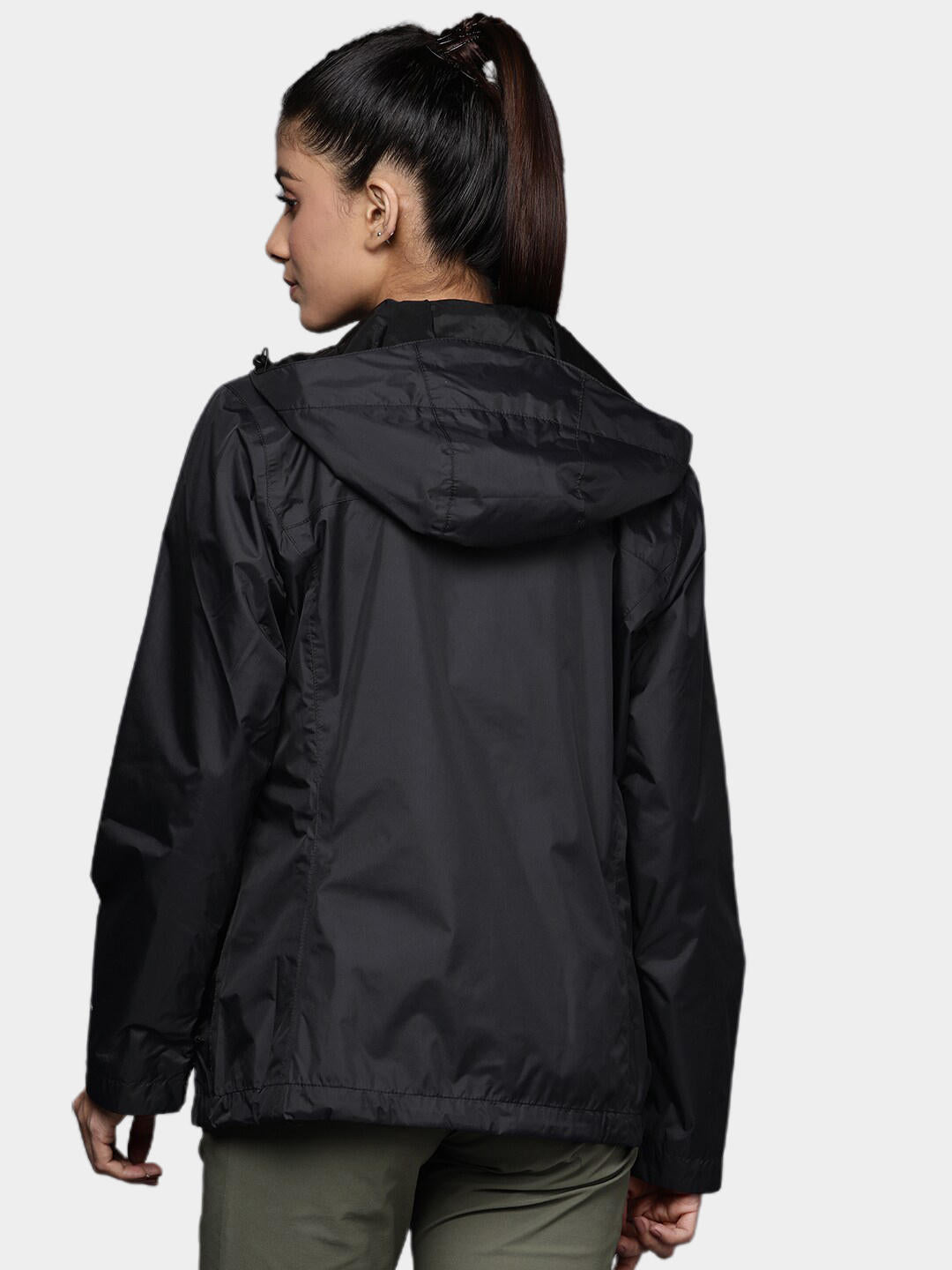 Columbia Women Black Arcadia II Rain Jacket