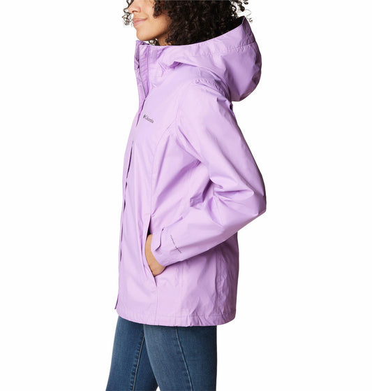 Columbia Women Purple Arcadia II Rain Jacket