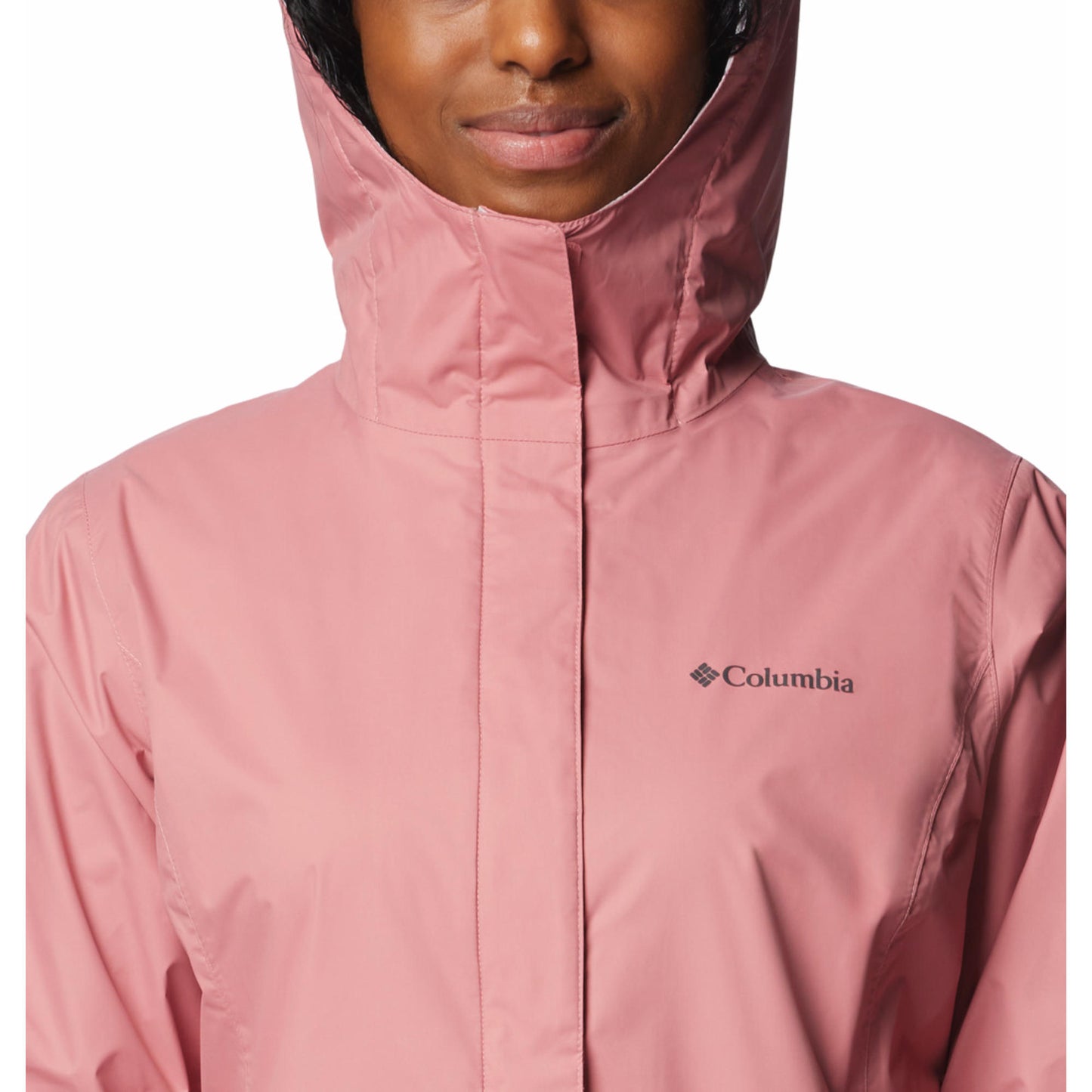 Columbia Women Red Omni-Tech Arcadia II Waterproof Rain Jacket