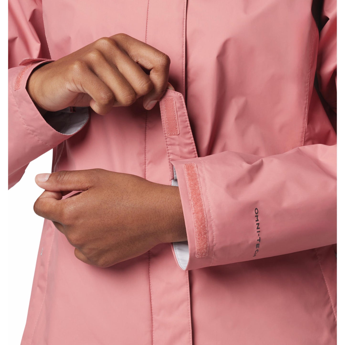 Columbia Women Red Omni-Tech Arcadia II Waterproof Rain Jacket