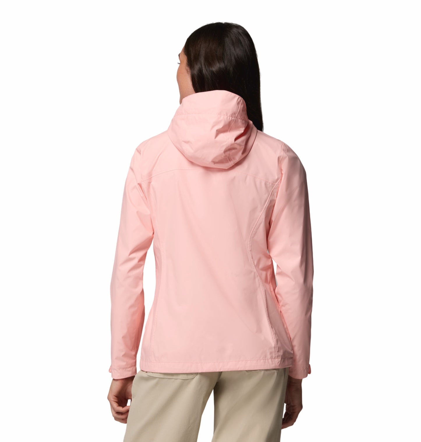 Columbia Women Pink Omni-Tech Arcadia II Lightweight Waterproof Rain Jacket