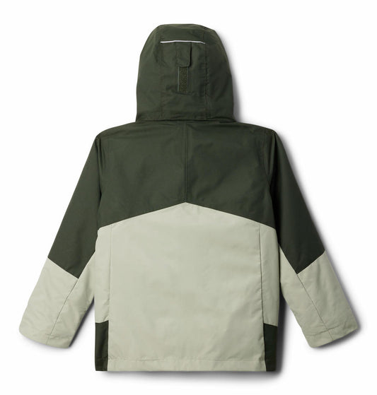 Columbia Kids Boys Green Bugaboo III Fleece Interchange Jacket