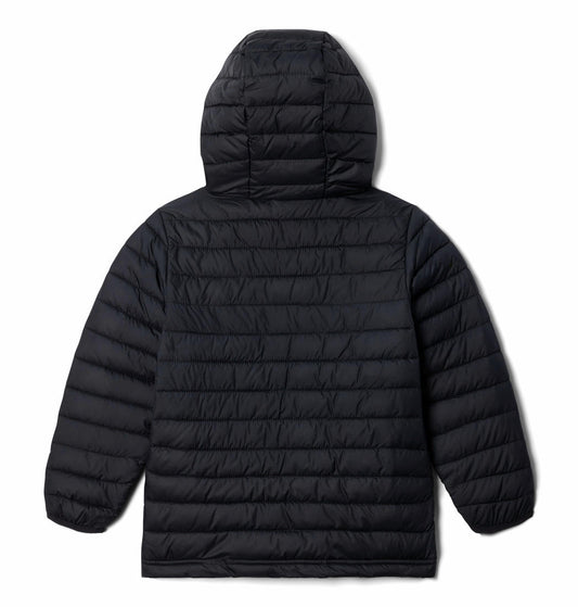 Columbia Kids Boys Black Powder Lite II Hooded Jacket