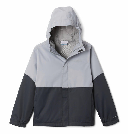 Columbia Kids Boys Grey Hikebound Rain Jacket