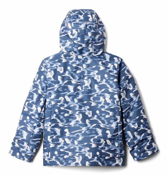 Columbia Kids Boys Blue Bugaboo III Printed Fleece Interchange Jacket