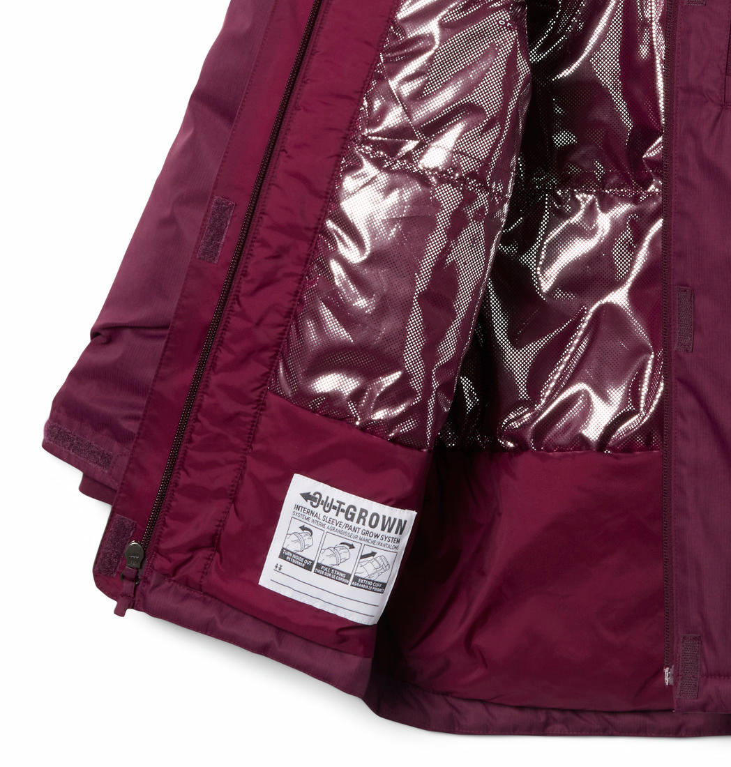 Columbia Kids Girls Purple Suttle Mountain Long Insulated Jacket
