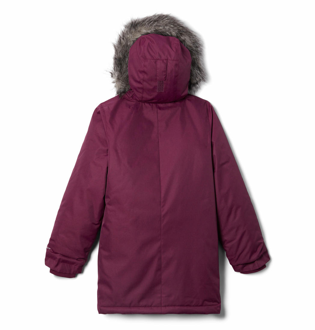 Columbia Kids Girls Purple Suttle Mountain Long Insulated Jacket