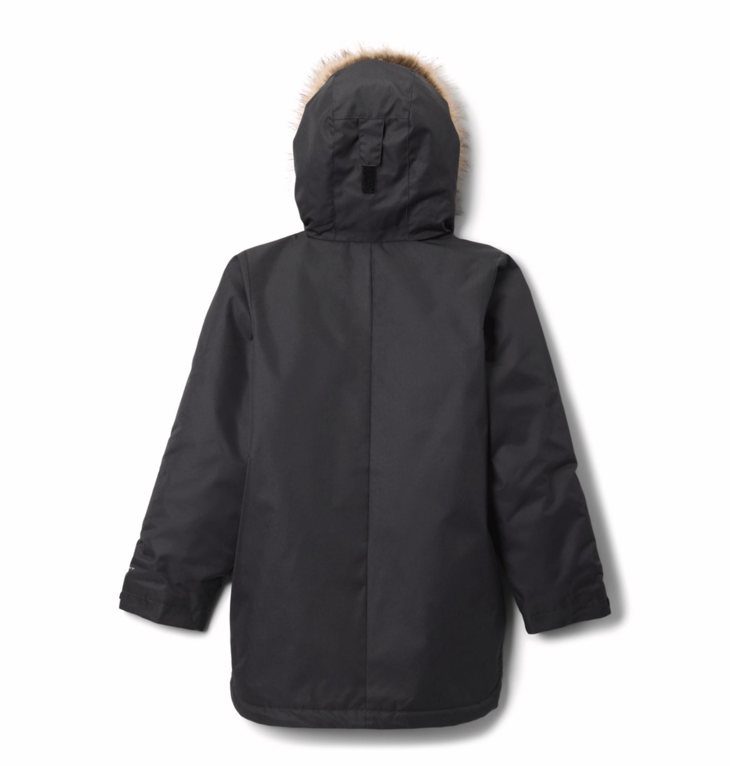 Columbia Kids Girls Black Omni-Heat Reflective Suttle Mountain II Long Hooded Down Jacket
