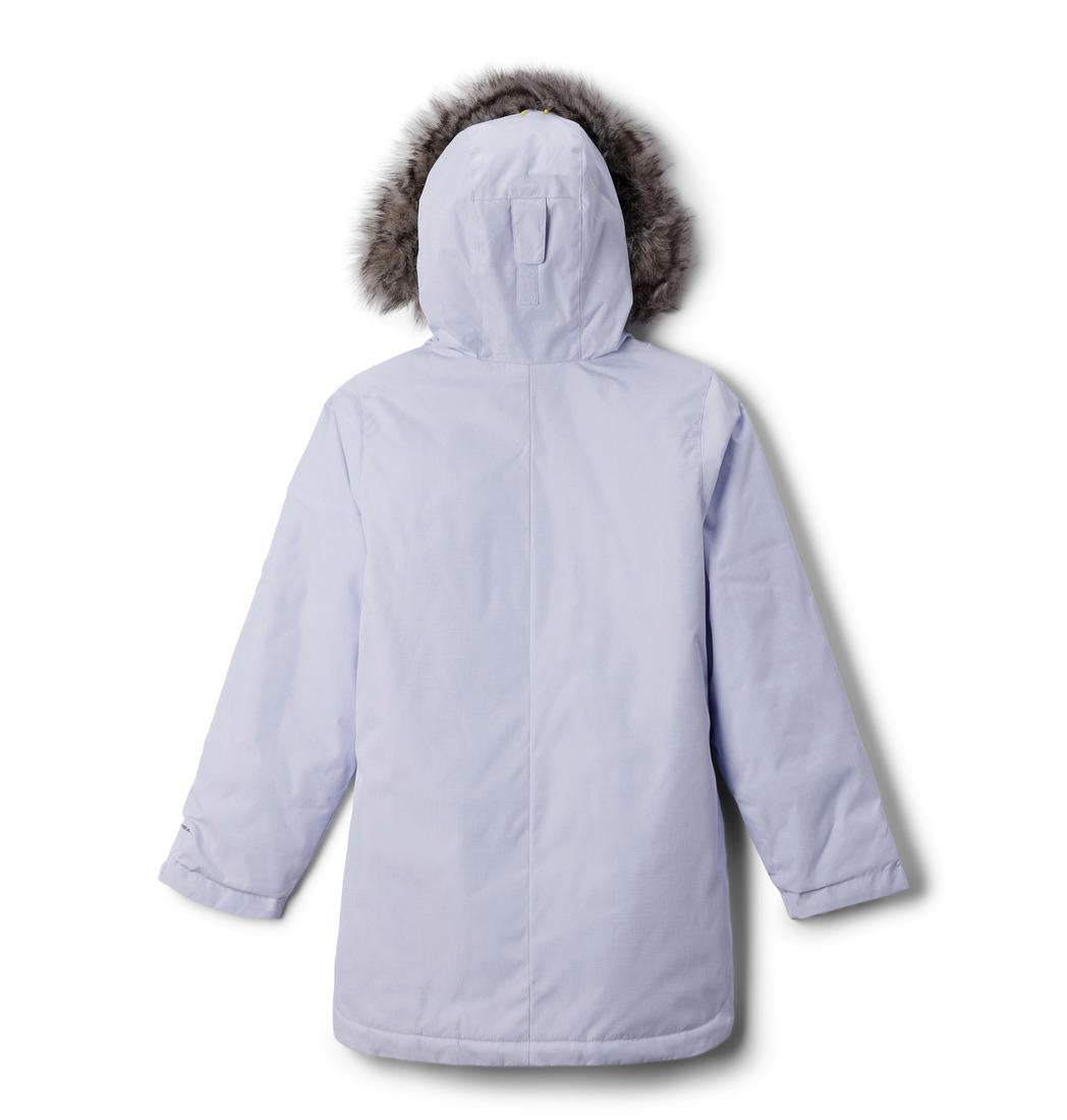 Columbia Kids Girls Purple Omni-Heat Reflective Suttle Mountain II Long Insulated Insulated Jacket