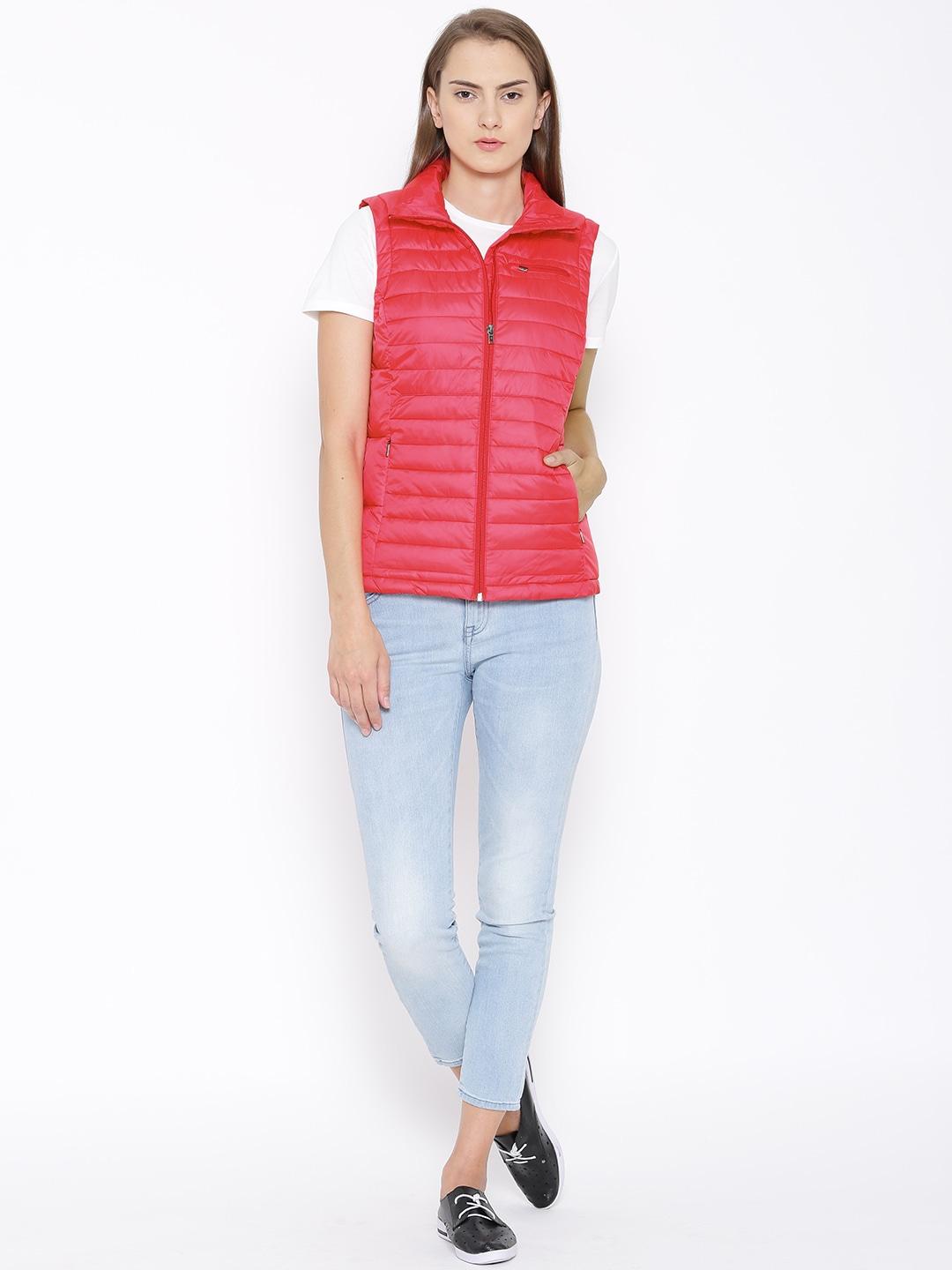 Columbia Women Red Powder Pillow Vest