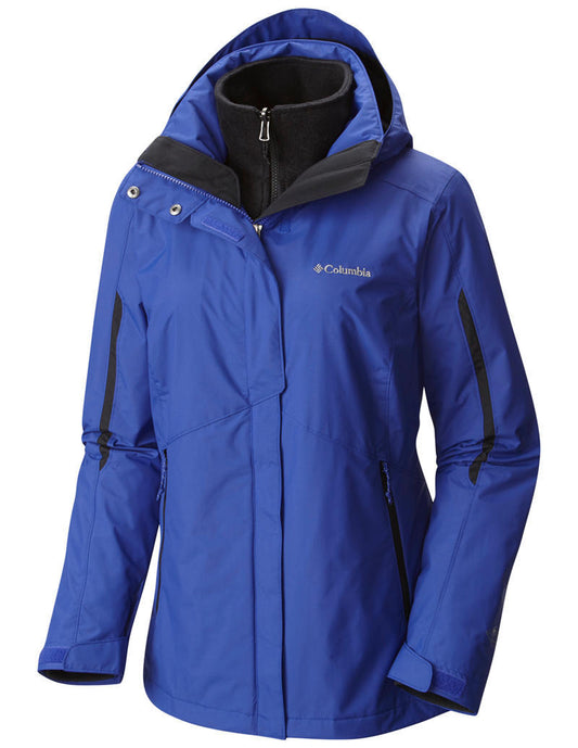 Columbia Women Purple Bugaboo Interchange Jacket