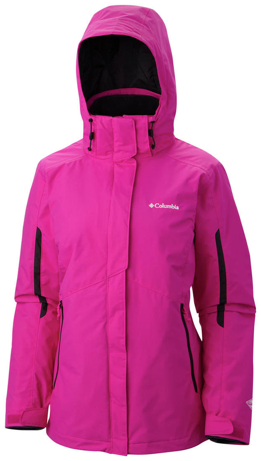 Columbia Women Red Bugaboo Interchange Jacket