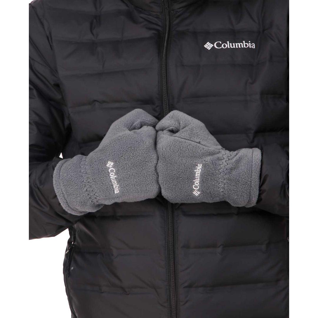 Columbia Men Black Bugaboo Interchange Gloves