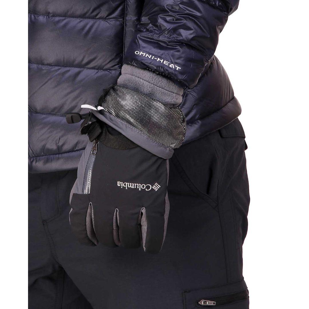 Columbia Men Black Bugaboo Interchange Gloves