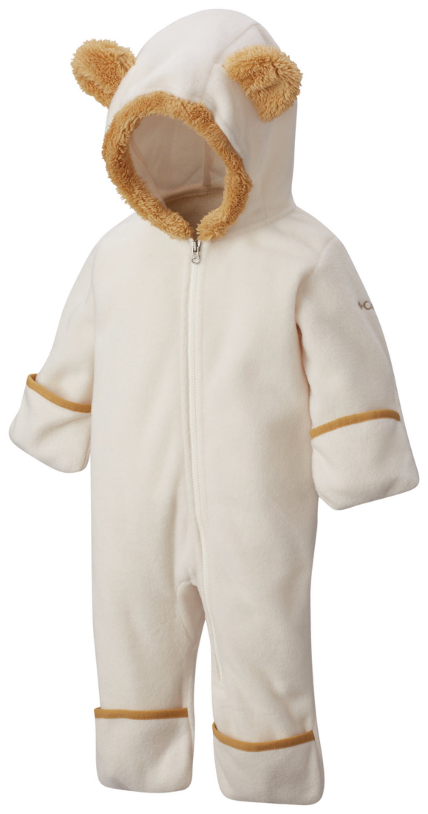 Columbia Kids Infant Beige Tiny Bear II Bunting Romper