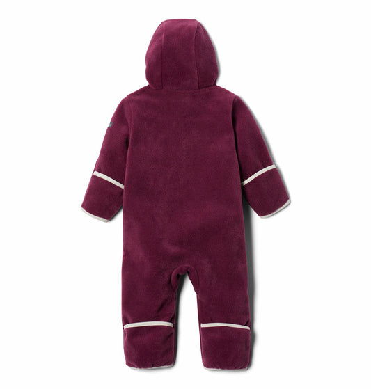 Columbia Kids Infant Purple Tiny Bear II Bunting Fleece Jacket