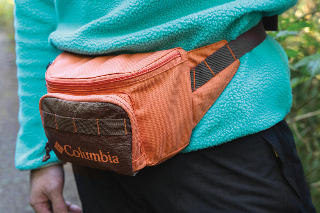 Columbia Unisex Orange Zigzag Hip Pack