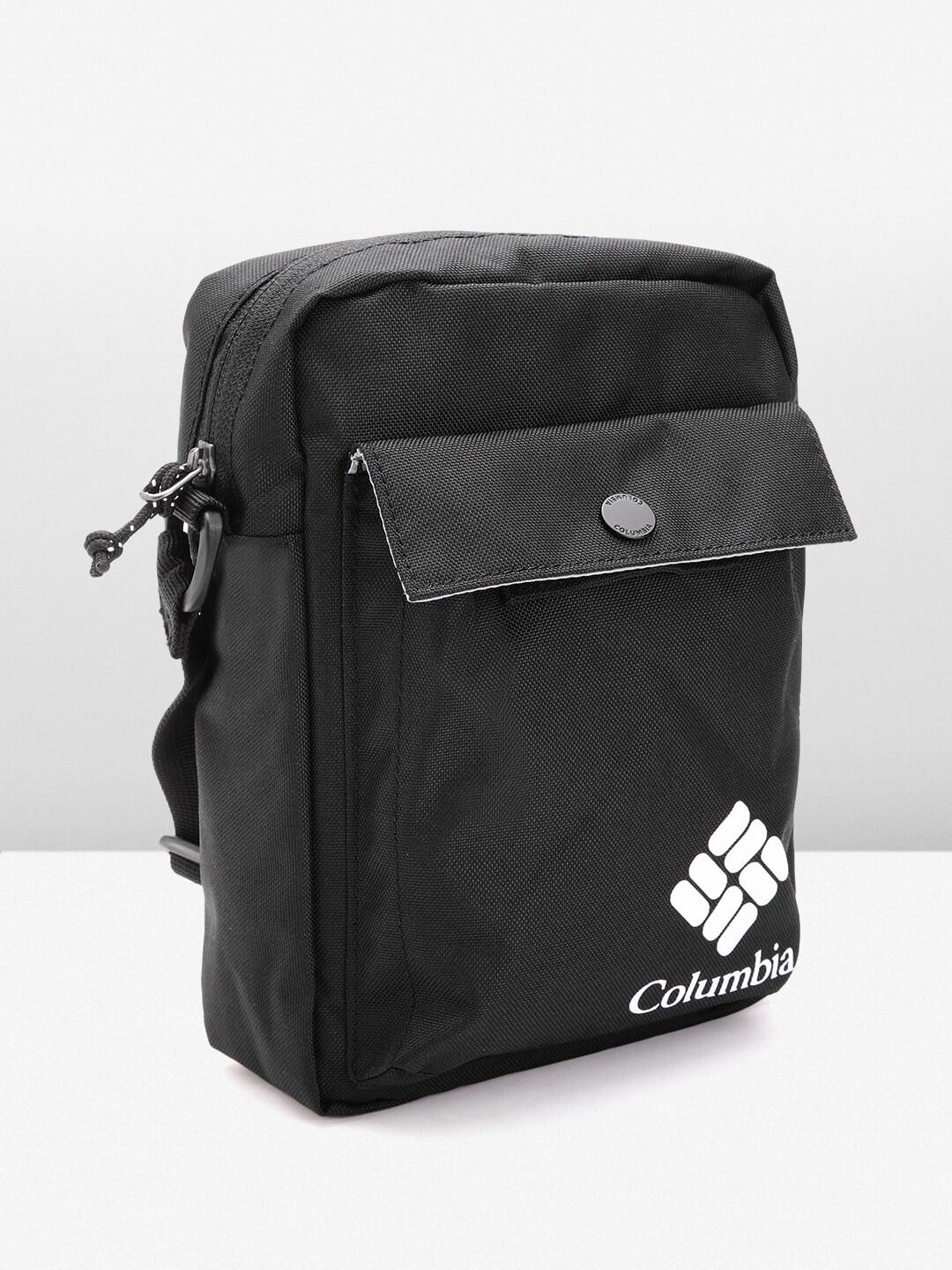 Columbia Unisex Black Zigzag Side Bag
