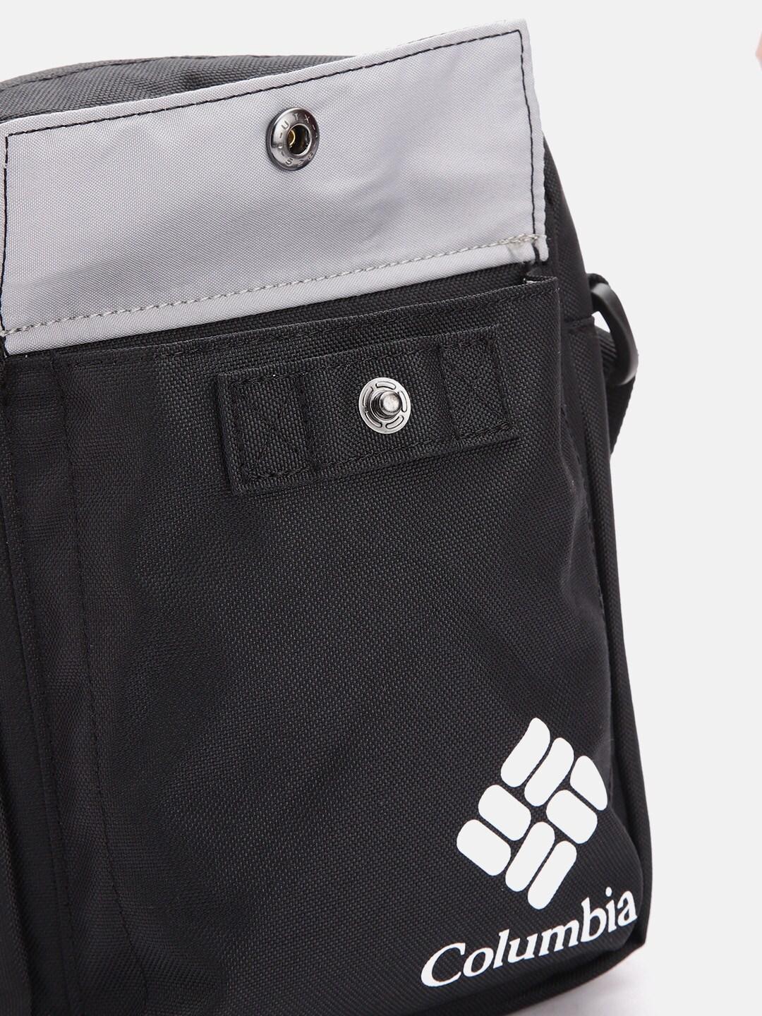 Columbia Unisex Black Zigzag Side Bag