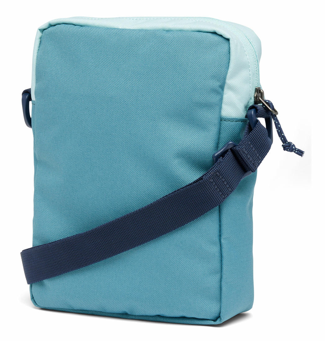 Columbia Unisex Green Zigzag Side Bag