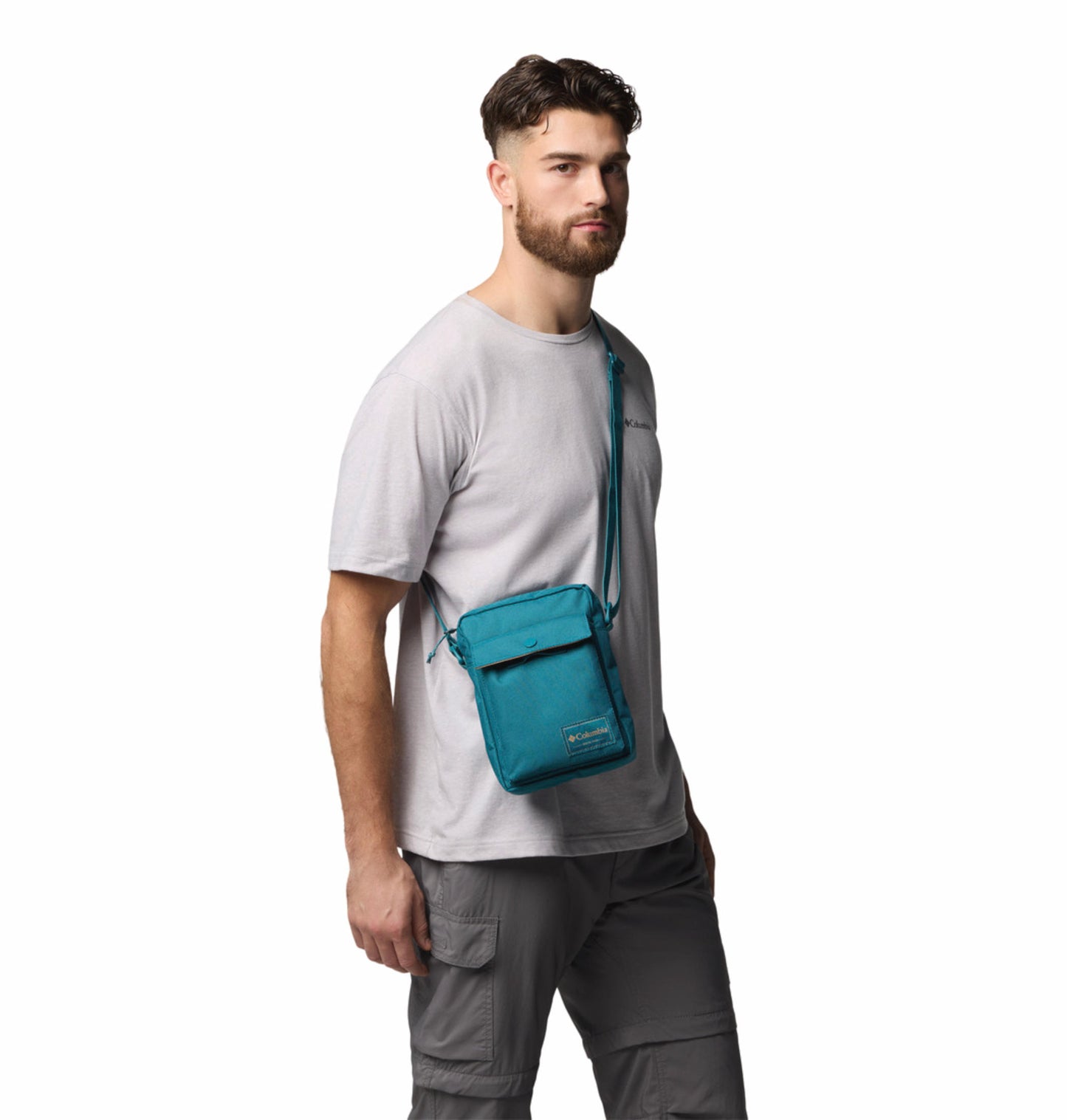 Columbia Unisex Blue Zigzag II Side Bag