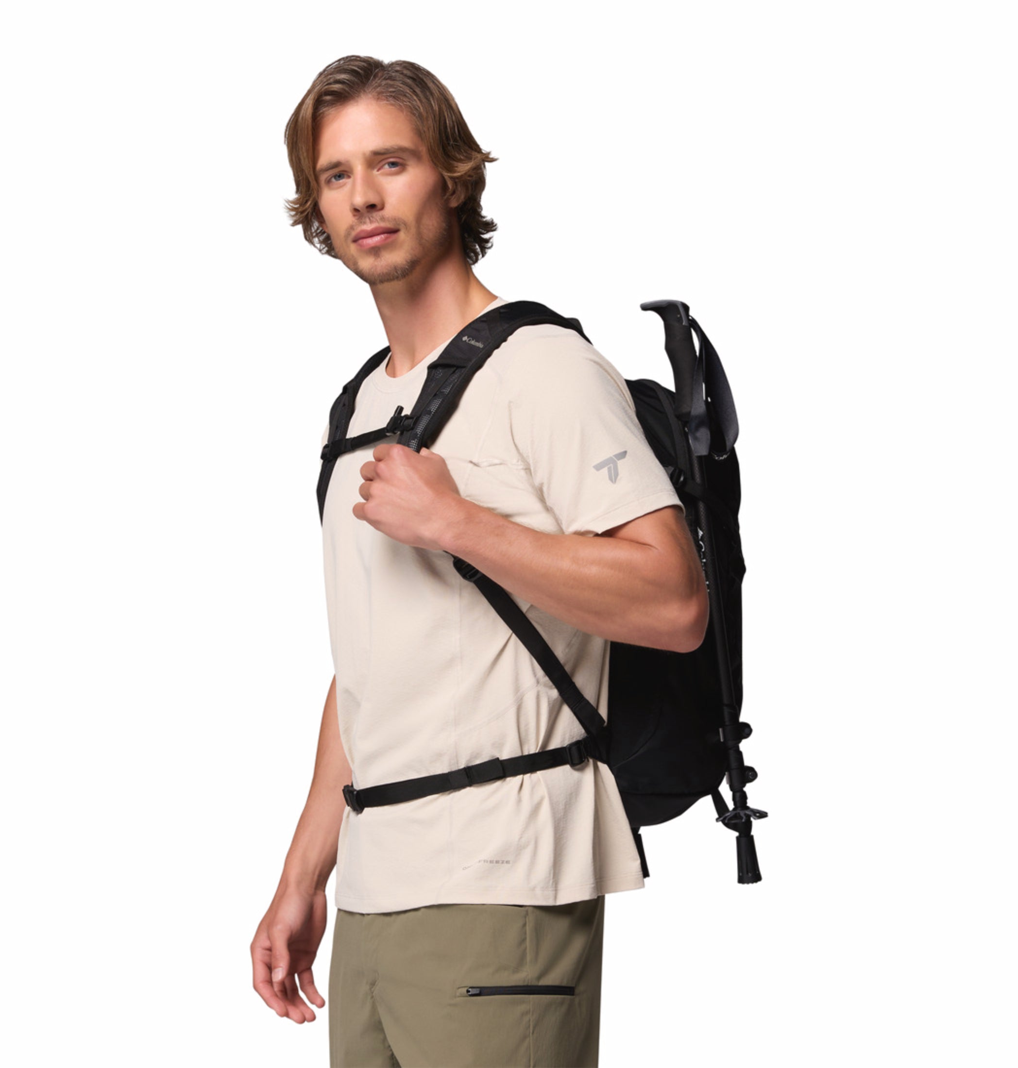 Columbia Unisex Black Omni-Shield Triple Canyon 24L Backpack