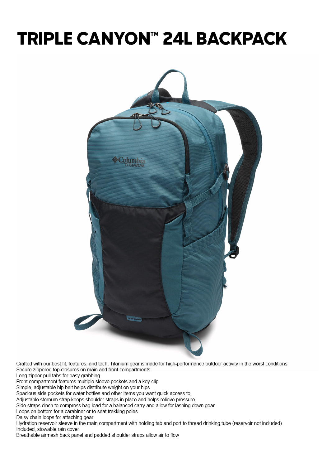 Columbia Unisex Blue OmniShield Triple Canyon Backpack