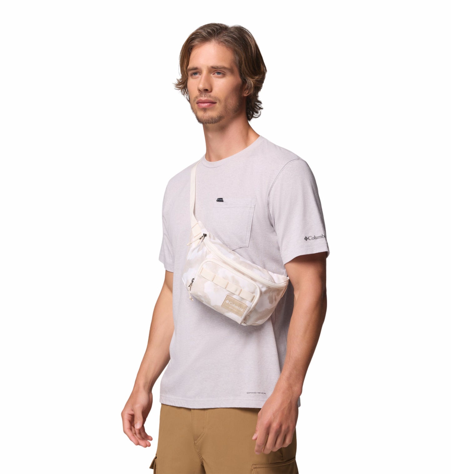 Columbia Unisex Off- White Zigzag II Hip Pack