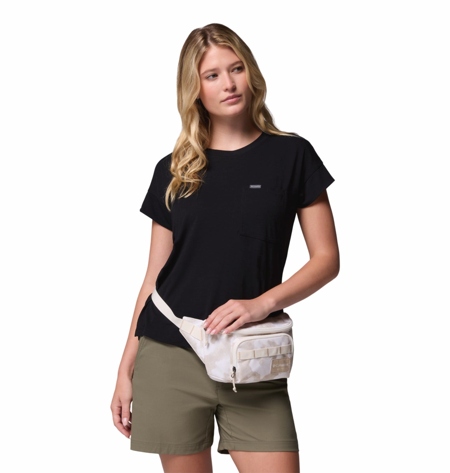 Columbia Unisex Off- White Zigzag II Hip Pack