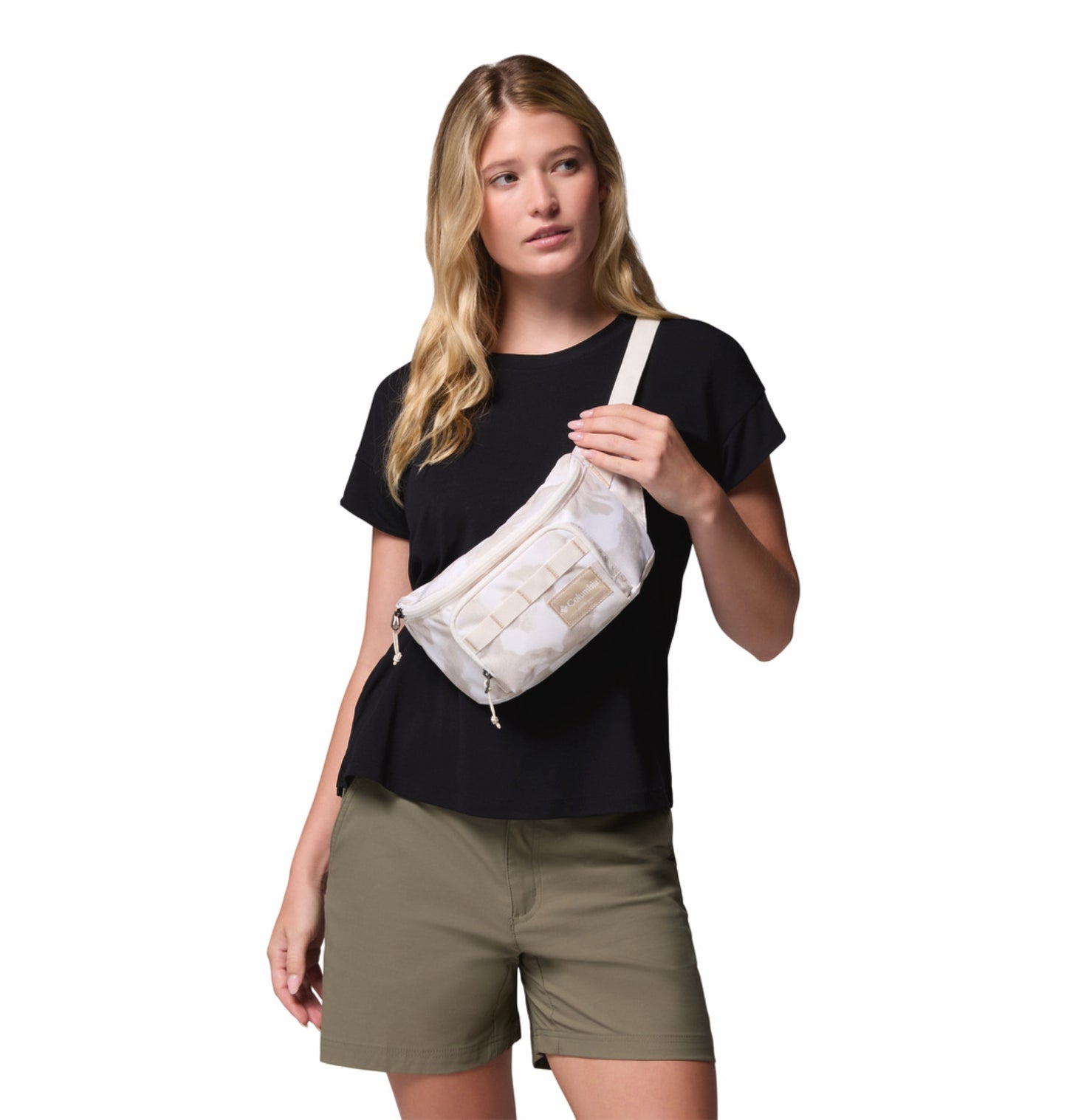 Columbia Unisex Off- White Zigzag II Hip Pack