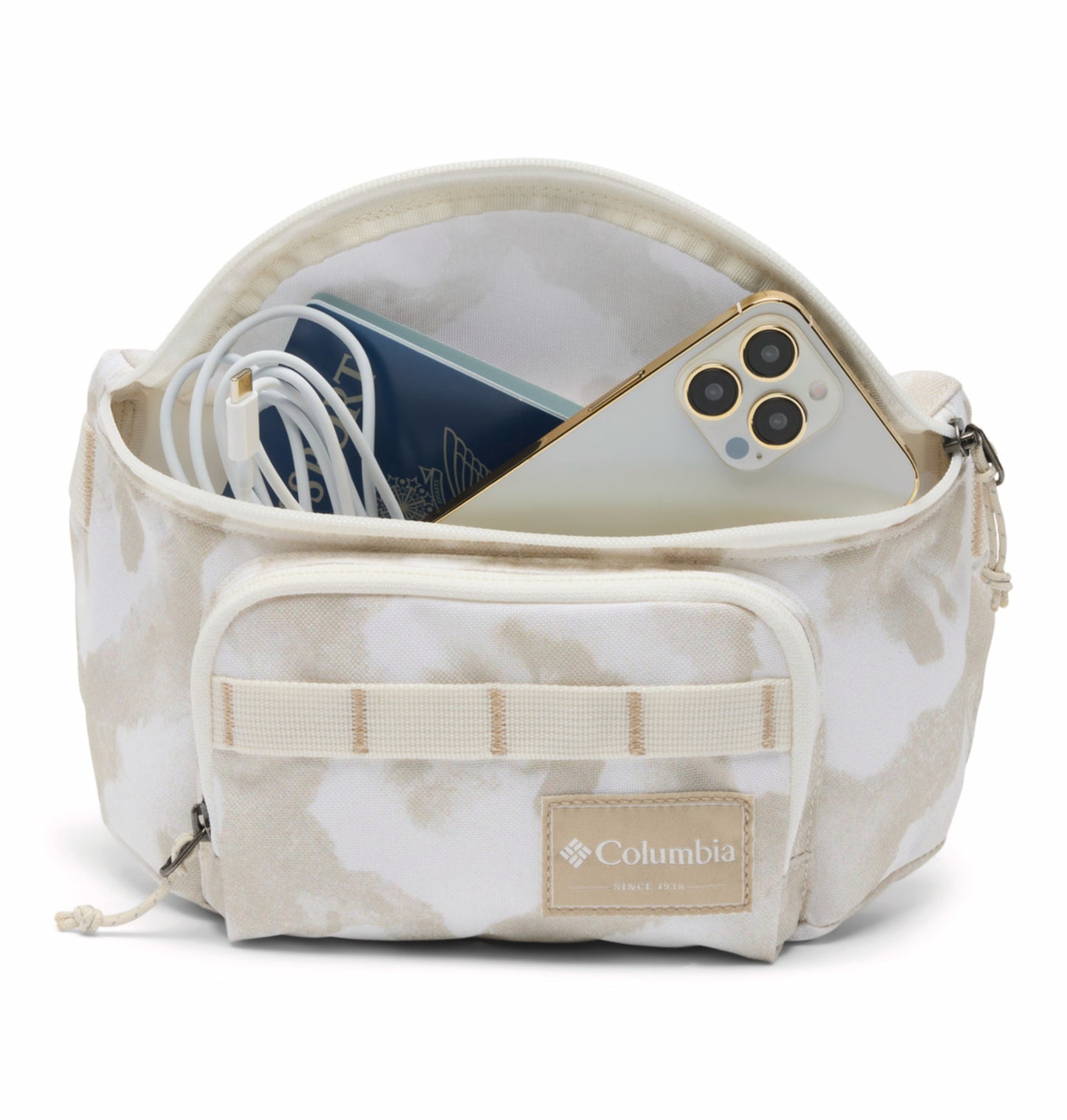 Columbia Unisex Off- White Zigzag II Hip Pack