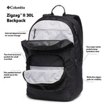 Columbia Unisex Black Zigzag II 30L Backpack