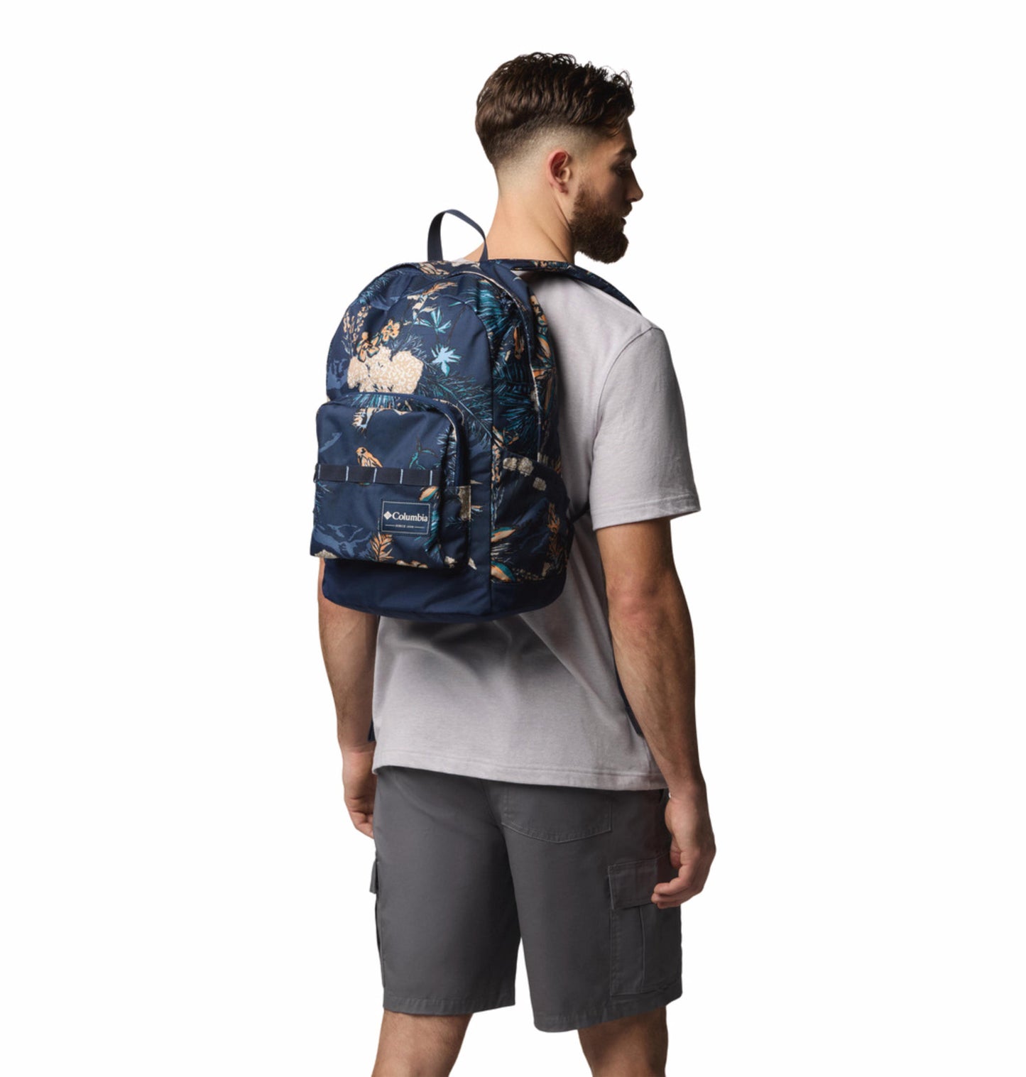 Columbia Unisex Blue Zigzag II Printed Backpack 22 L