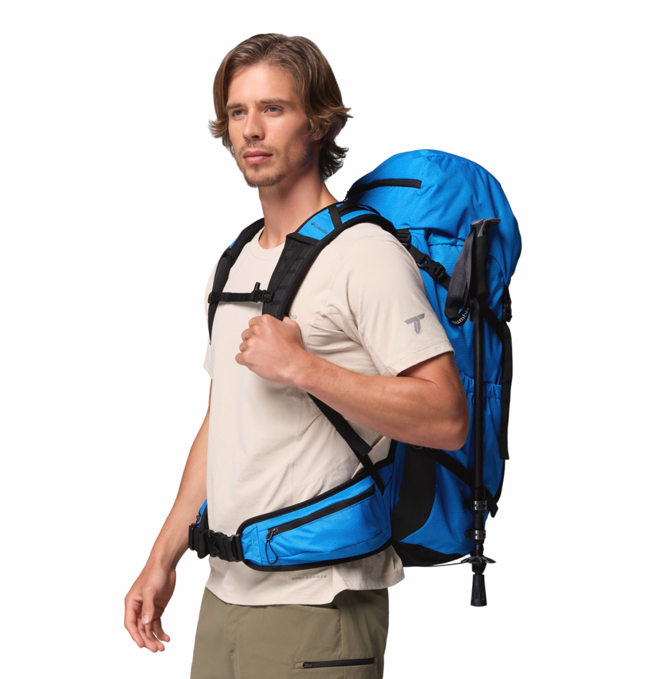 Columbia Unisex Blue Omni-Shield Triple Canyon 60L Backpack