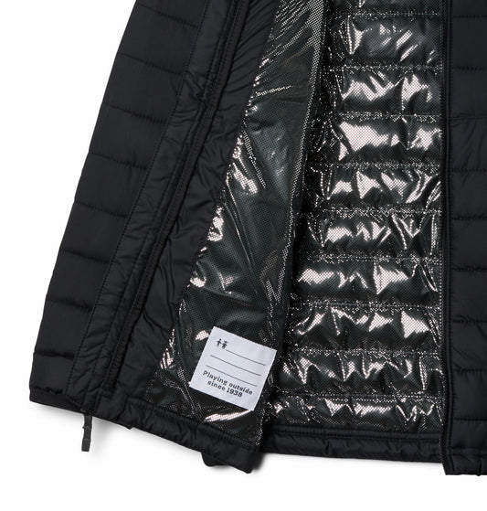 Columbia Kids Boys Black Powder Lite Hooded Jacket
