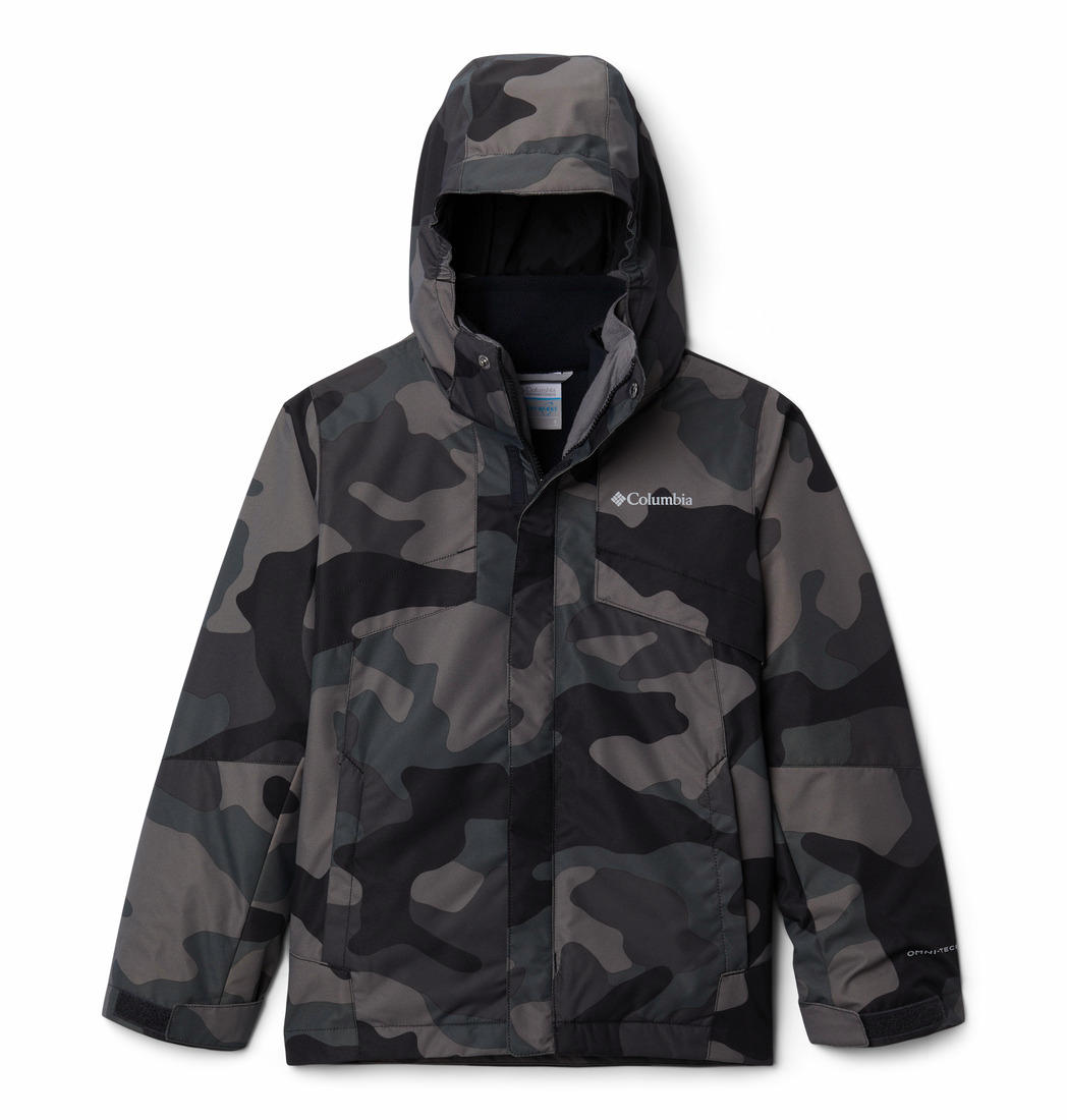 Columbia Kids Boys Black Bugaboo II Fleece Interchange Jacket