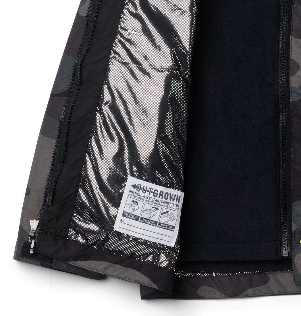 Columbia Kids Boys Black Bugaboo II Fleece Interchange Jacket